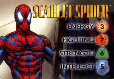 Scarlet Spider 4-Grid Character Card